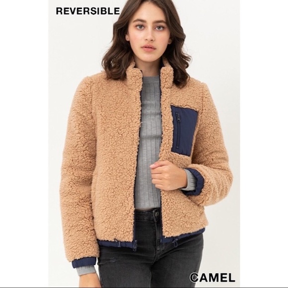 Reversible Sherpa Jacket - Picture 7 of 10